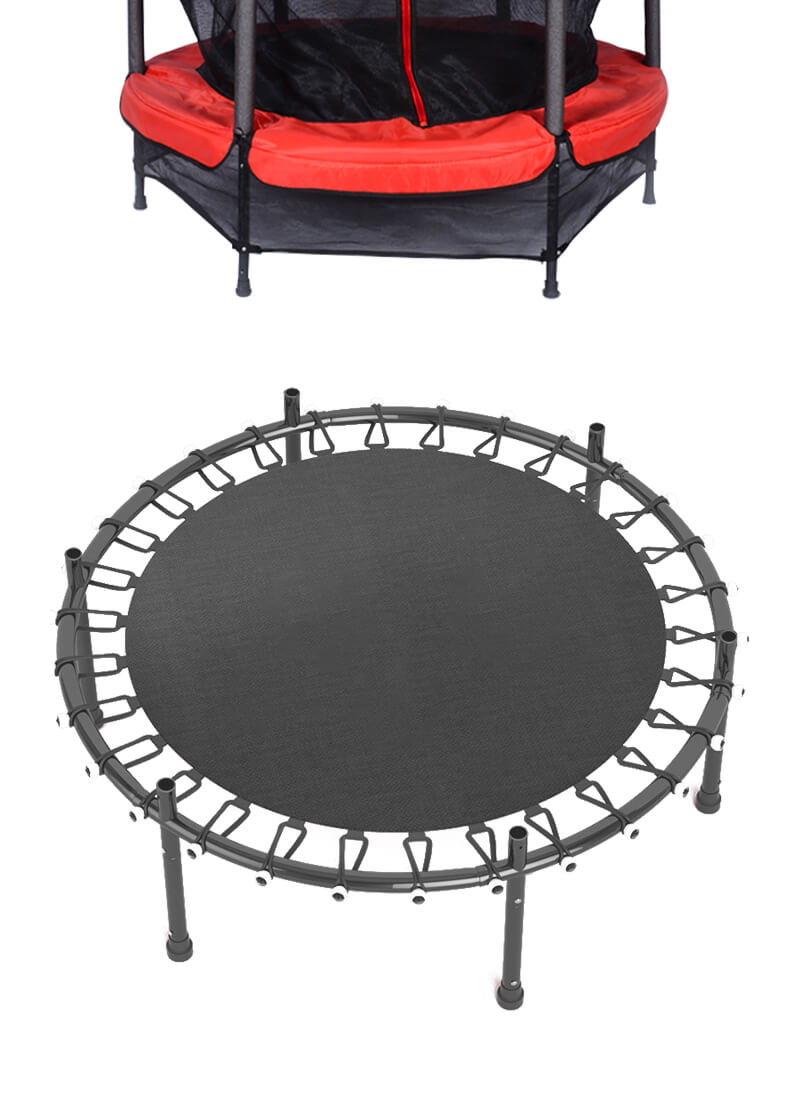 55 Inch Round Trampoline with Enclosure Net