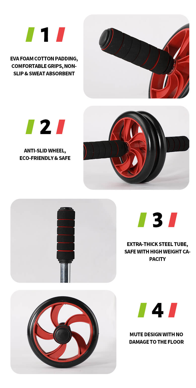 Buikspieroefeningen Roller AB Wheel