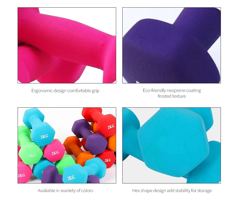 Dipping dumbbells - Low price hot selling colorful wholesale neoprene dumbbell sets for ladies