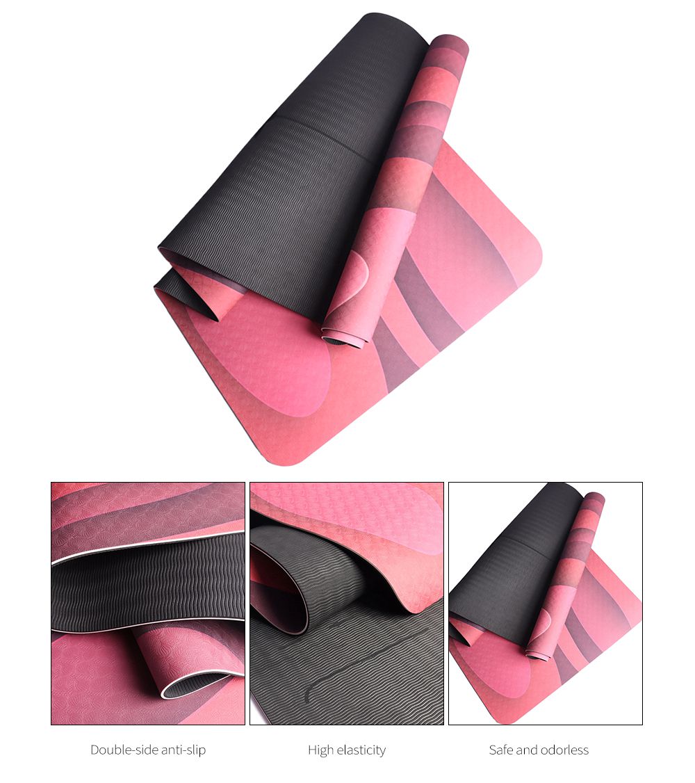 Double Sided Laser Printed Yoga Mat