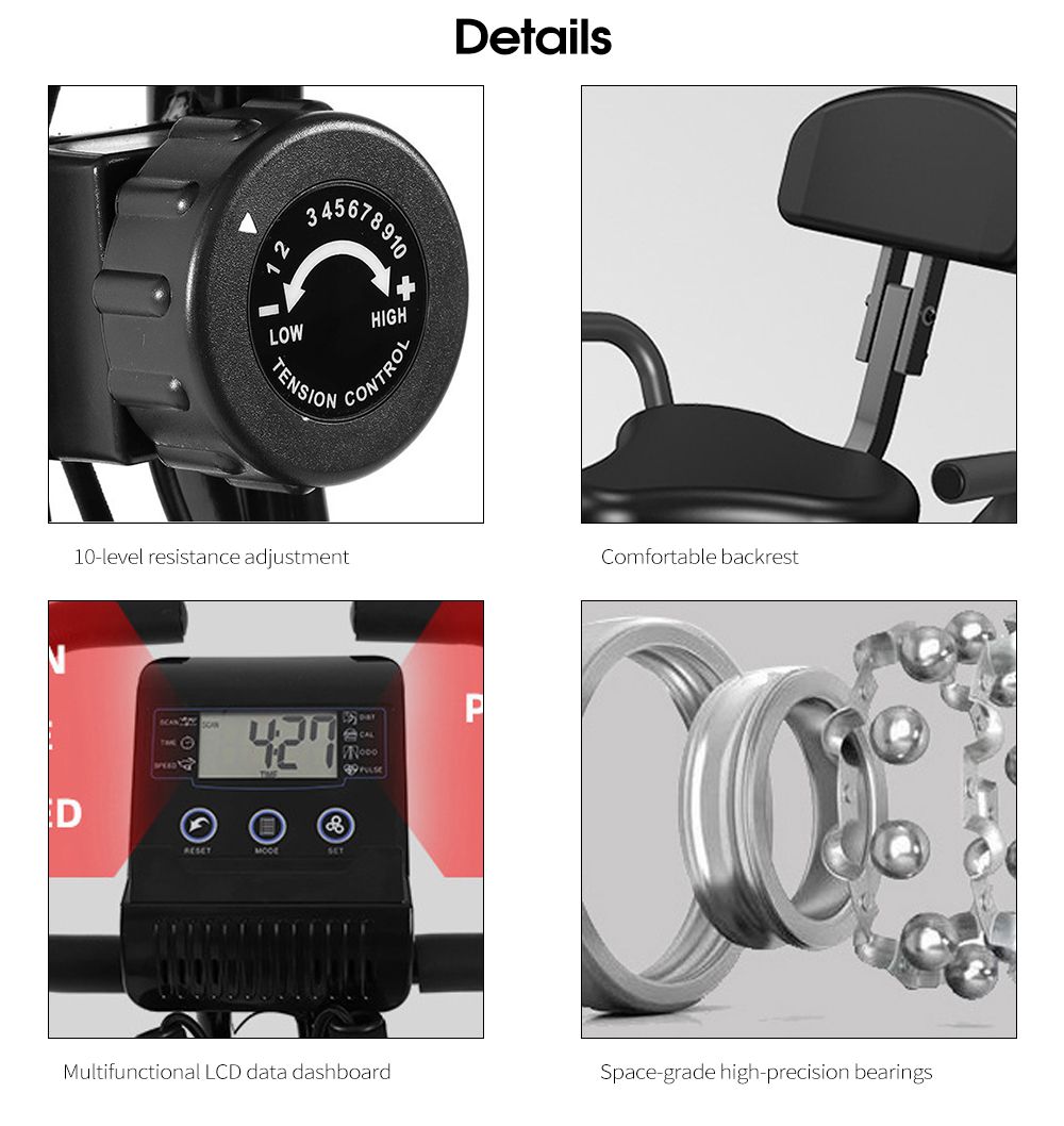 Foldable Exercise Bike for Cardio