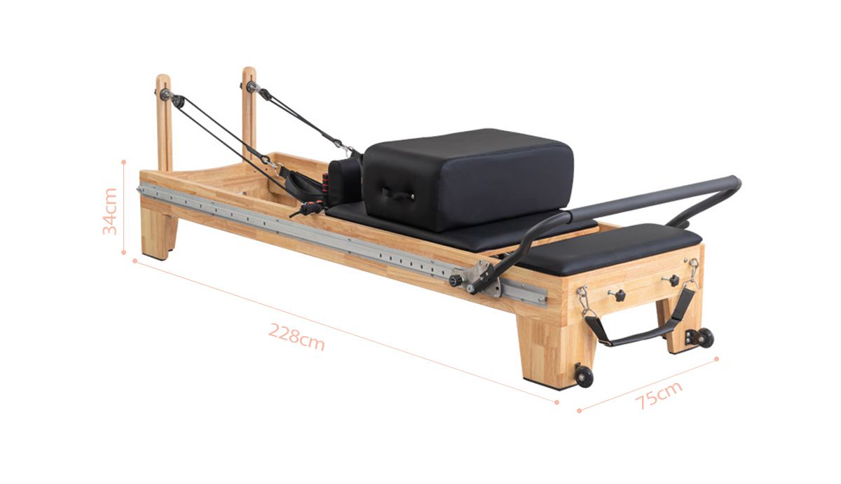 Oak Full Orbit Pilates Reformer