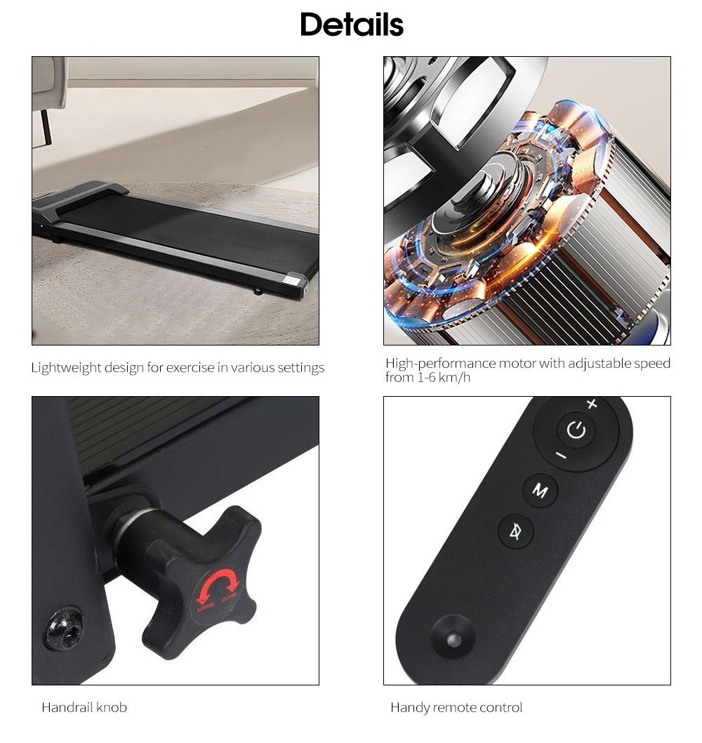 Slim Aerobic Portable Home Use Treadmill
