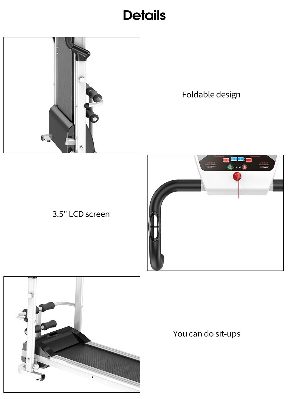 Gym Equipment Fitness Sport Folding Electric Treadmill Home Fitness