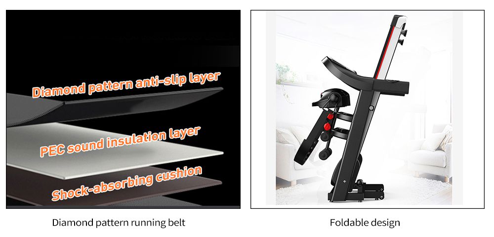 Factory Supply Gym Fitness Equipment Running Machine