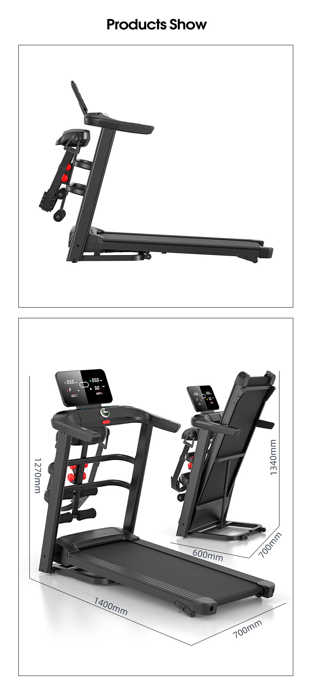 Foldable Semi-commercial Treadmill