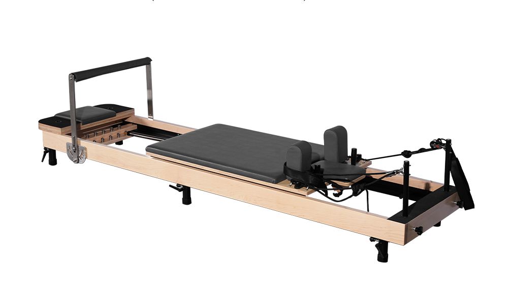 High Quality Wood Pilates Space Saving Maple Yoga Foldable Pilates Reformer Bed Machine