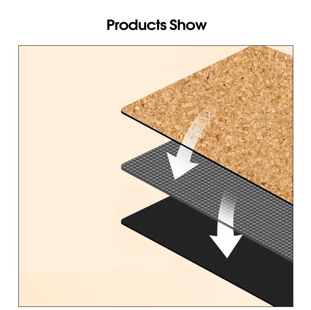 Premium Cork and Rubber Yoga Mat