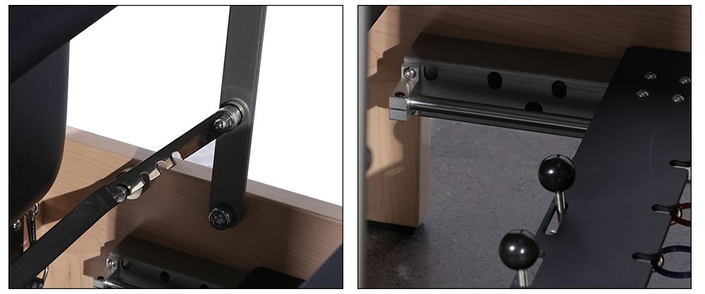 Body Training Core Bed Maple Wood Pilates Reformer Machine with Inside Footrests