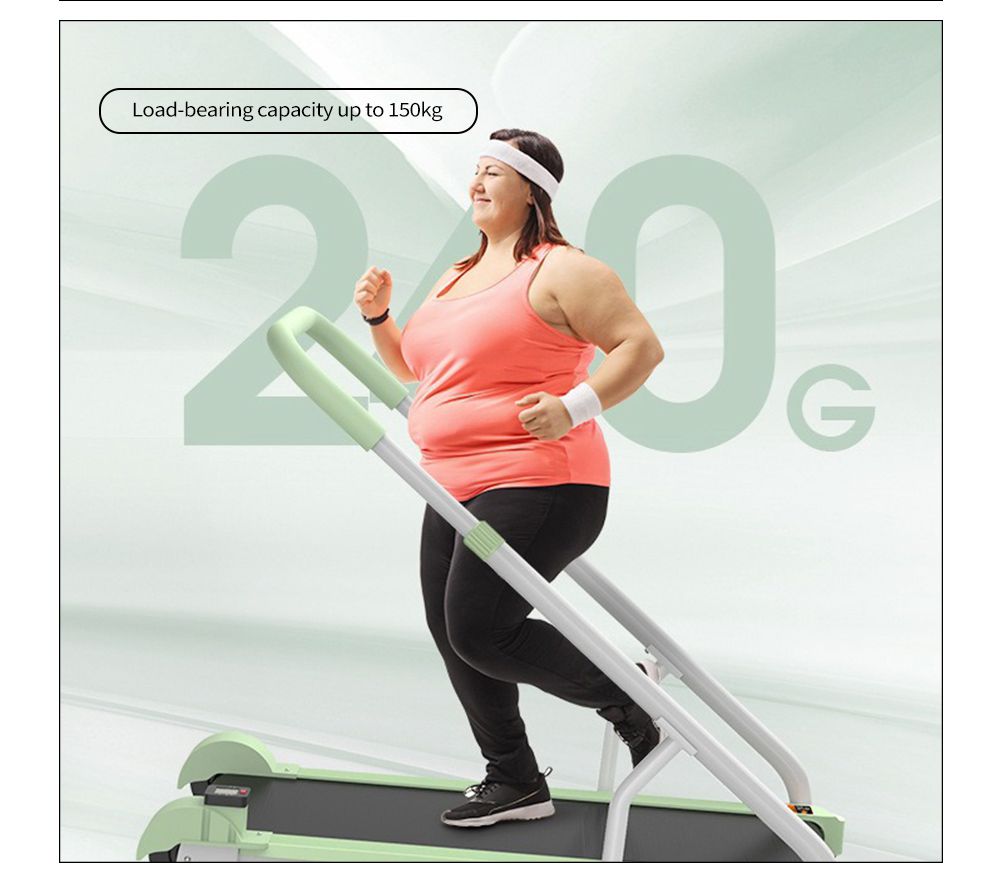 Indoor Ultra-Quiet Folding Unpowered Treadmill