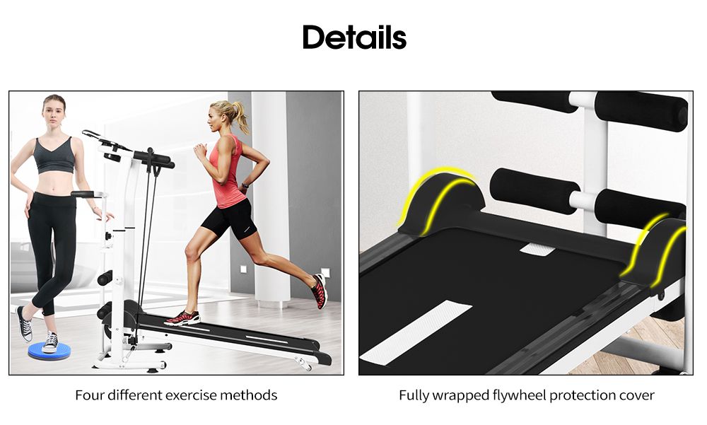 Household Foldable Running Machine Multifunctional Fitness Treadmill