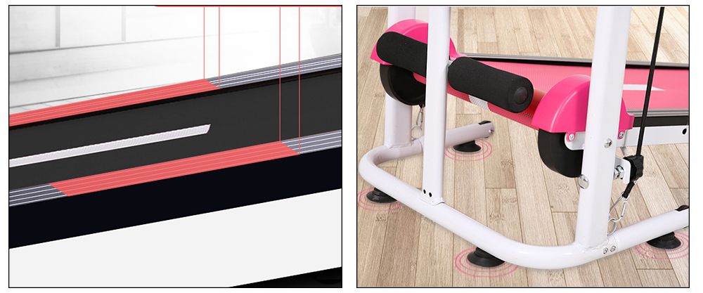 Household Foldable Running Machine Multifunctional Fitness Treadmill