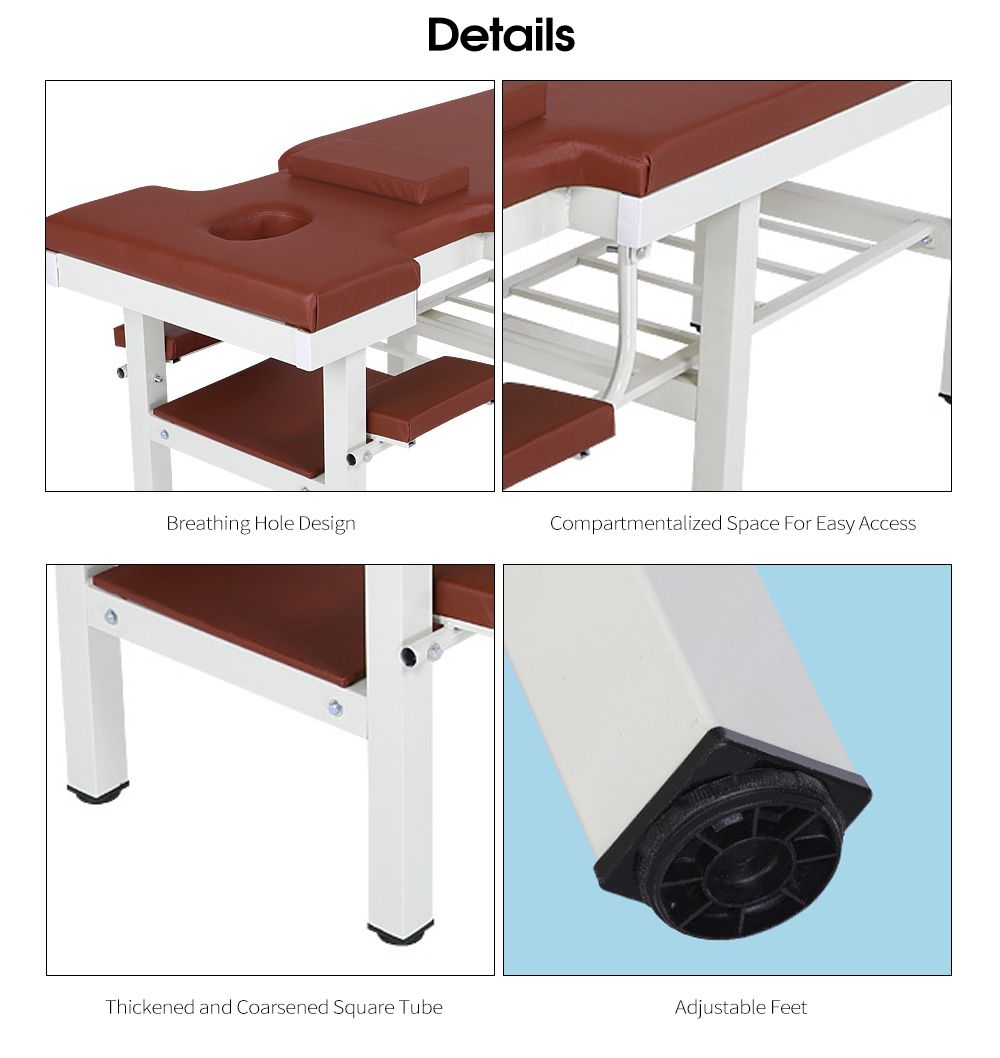 Stable and Durable Massage Table Six Legs