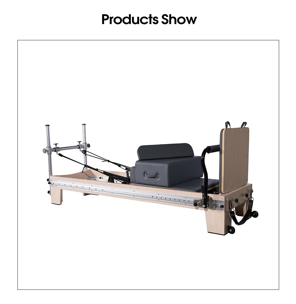 Full Track Wood Pilates Reformer Bed