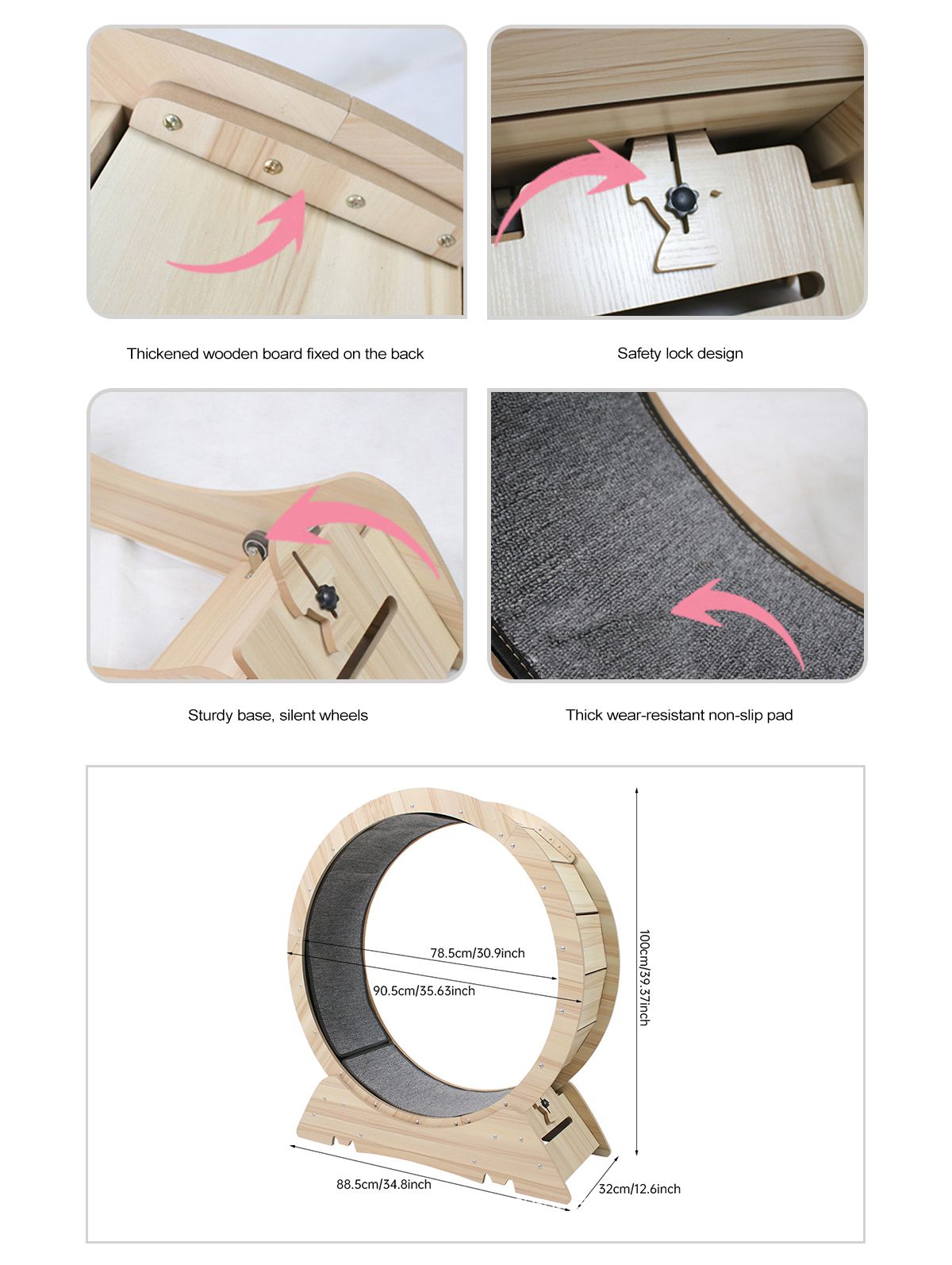 Cat Exercise Wheel Treadmill