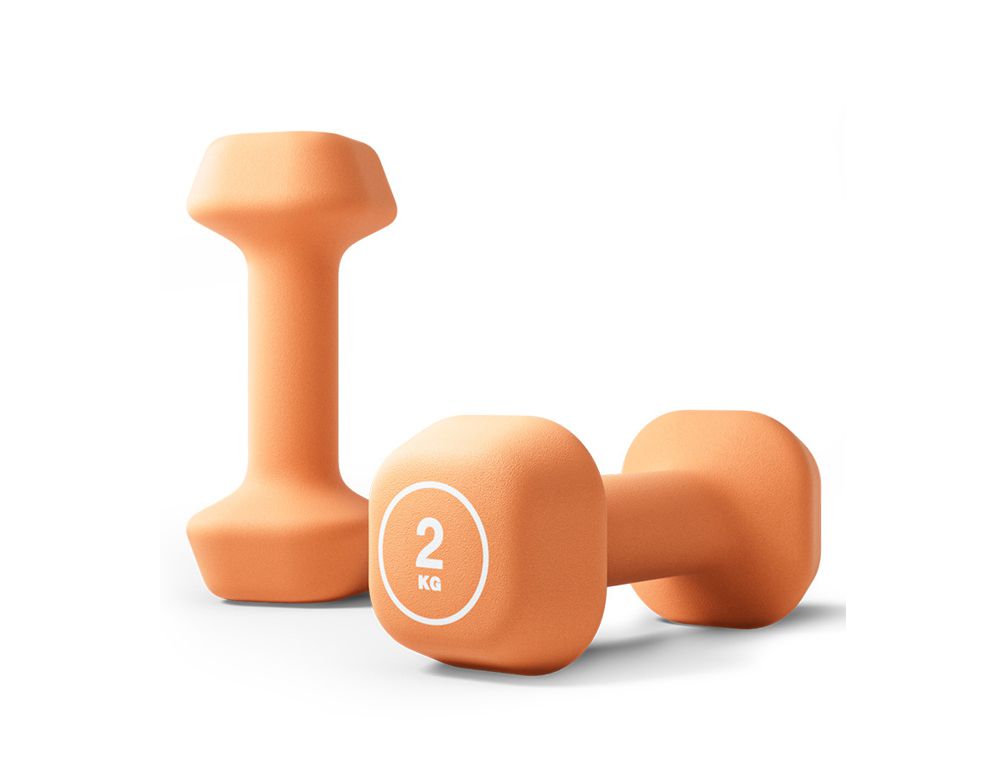 Trapezoidal Plastic-dipped Dumbbell