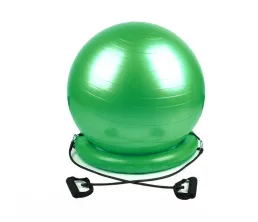 GYM Ball with Base and Resistance Bands