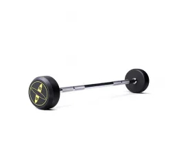 Solid Steel Rubber Barbell