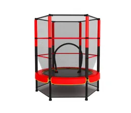 55 Inch Round Trampoline with Enclosure Net