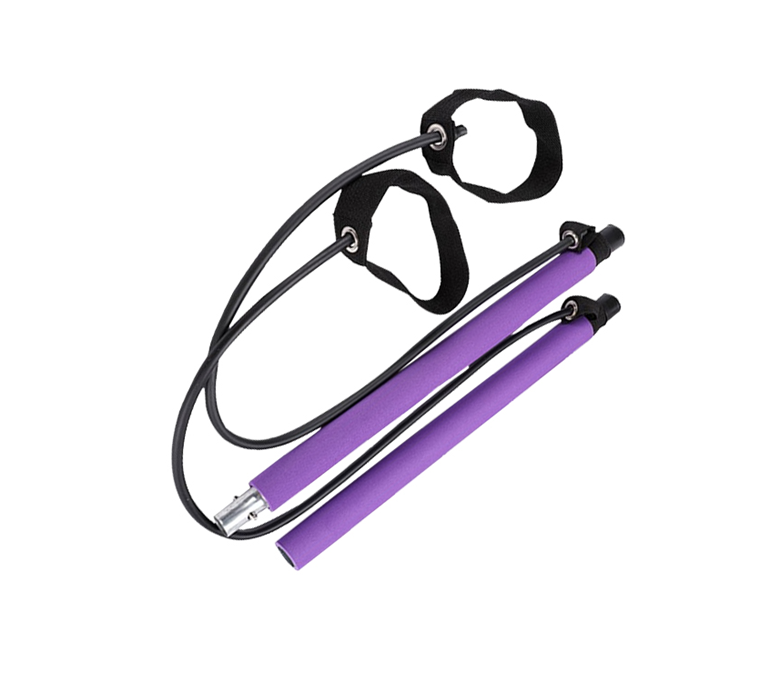 Pilates Exercise Bar with Resistance Band