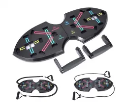 Upgraded15 in 1 Push Up Bar with Resistance Bands