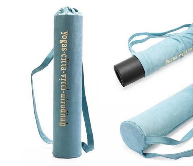 Suede Fashion Travel Yoga Mat Storage Bag
