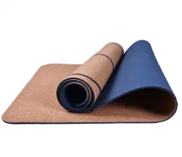 Cork+TPE Yoga Mat with Custom Logo