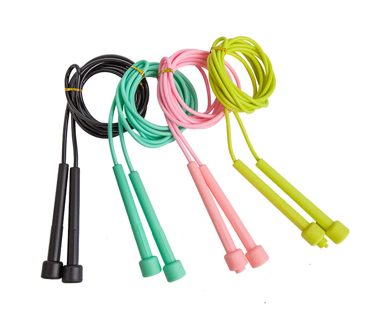 Adjustable PVC Jump Rope With Non-Slip Handles