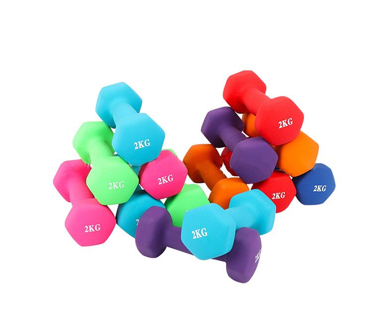 Dipping dumbbells - Low price hot selling colorful wholesale neoprene dumbbell sets for ladies