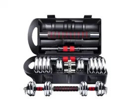 Wholesale Cast Iron Plated Adjustable Dumbbell Set
