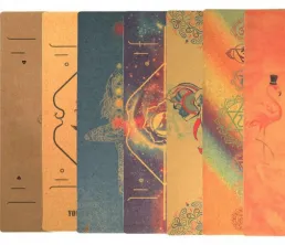 Custom Colorful Eco-friendly Cork TPE Yoga Mat