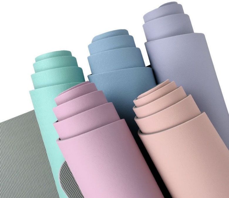 Wholesale Macaron Color TPE Non-Slip Yoga Mat