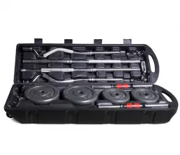 50KG 55KG Weights Dumbbell Barbell Set