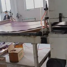 Cutting Process, Customize the die according to the custom size, and cut the yoga mat through the automatic cutting machine which effectively ensure the consistency of the product.