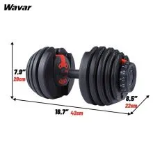 Customized adjustable dumbbells, through assembly and adjustment, can eliminate the need for multiple dumbbells in a limited space, save space-saving, compact, convenient, and support customization.