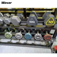 Many colors for your choice and all types of dumbbells can be customized to match your brand or image.