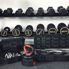 Portability - The Adjustable Dumbbell Barbell 2 in 1 is designed to provide more training options and convenience. This is achieved through features such as removable design, lightweight materials, compact design, portable packaging, and adjustable design. The portable dumbbell barbell set has smaller size, making it ideal for training at home or in limited spaces.