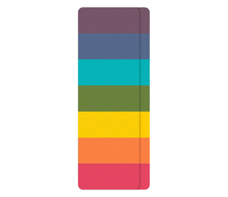 TPE Colour Block Yoga Mat