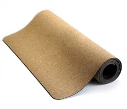 Primary Color Cork Rubber Yoga Mat Custom Wholesale