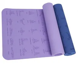 Customized Pattern Eco-friendly TPE Yoga Mat