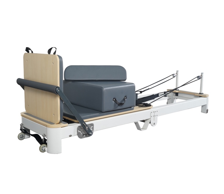 White Aluminum Foldable Pilates Reformer for Sale