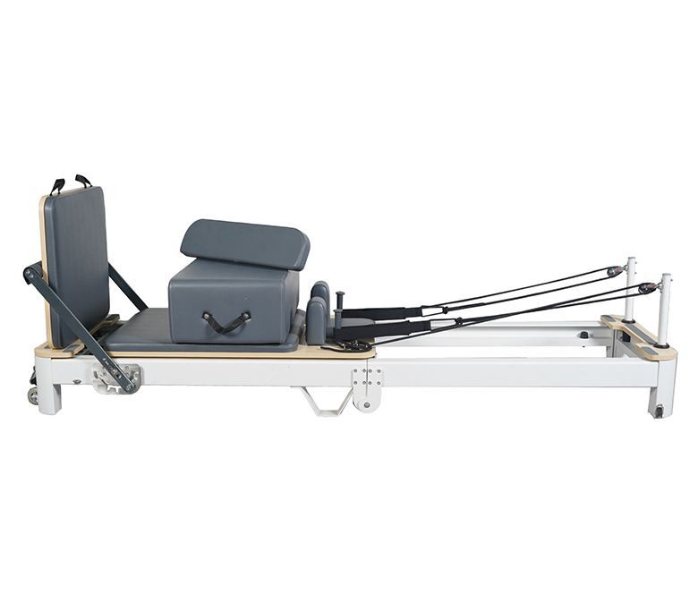 White Aluminum Foldable Pilates Reformer for Sale