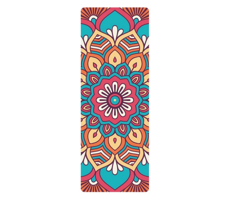 High Quality TPE Suede Printed Yoga Mat