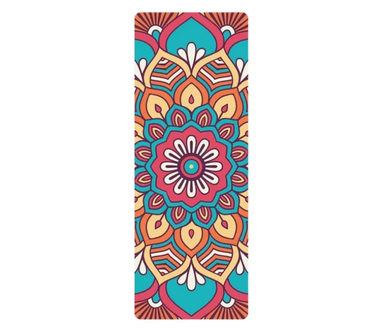 High Quality TPE Suede Printed Yoga Mat