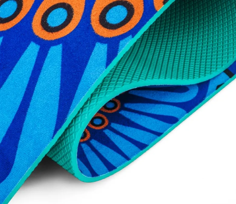 High Quality TPE Suede Printed Yoga Mat