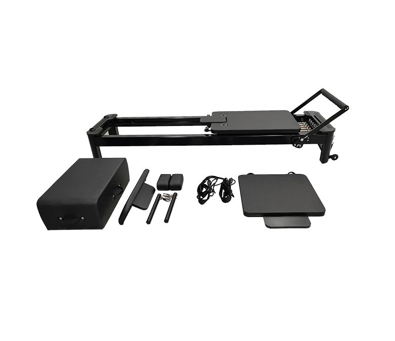 Outstanding Black Aluminium Pilates Reformer Machine 4.0