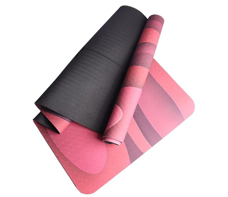 Double Sided Laser Printed Yoga Mat 6mm
