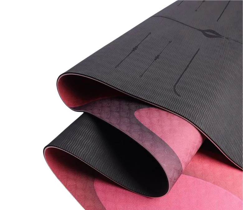 Double Sided Laser Printed Yoga Mat 6mm