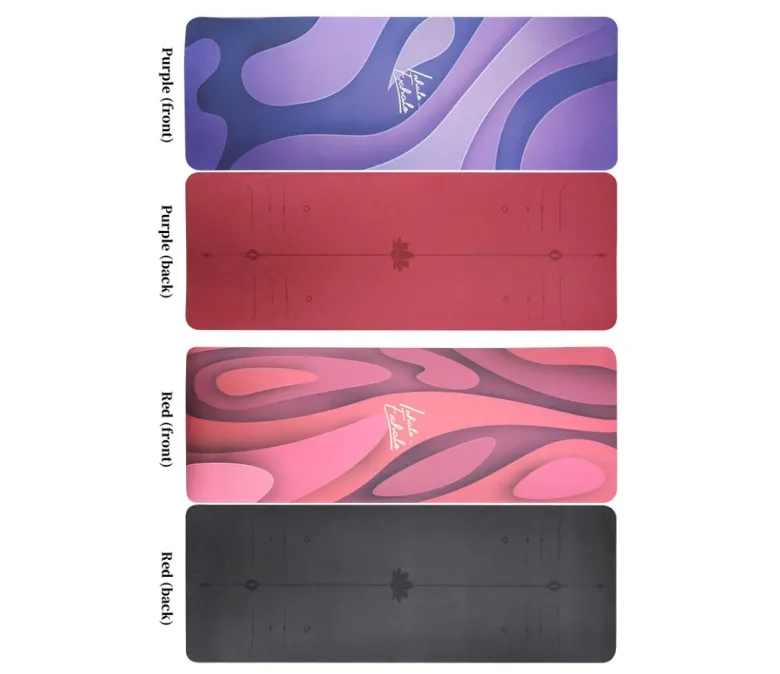 Double Sided Laser Printed Yoga Mat 6mm