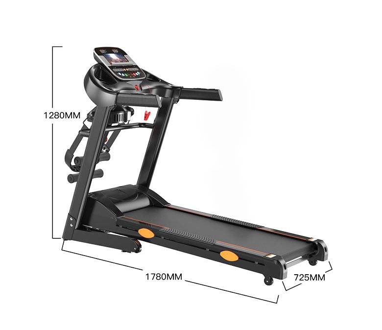 Indoor Gym Running Machine Multifunction Folding Electric Treadmill